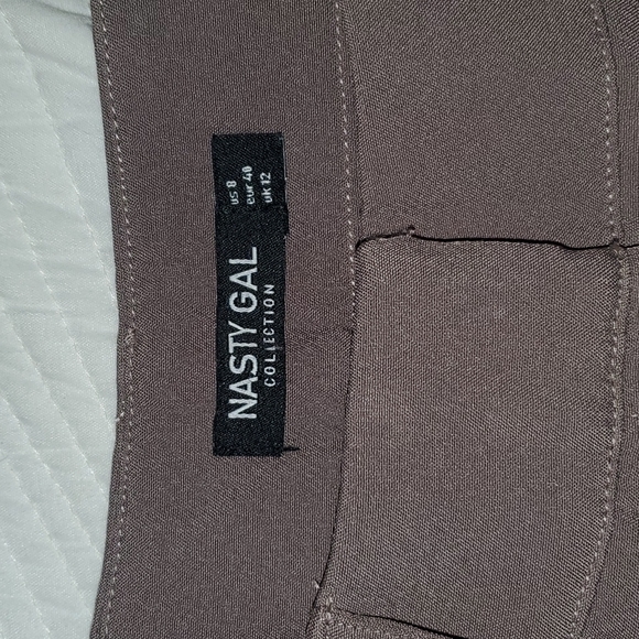 NASTYGAL wide leg trousers sz 8 - Picture 2 of 4